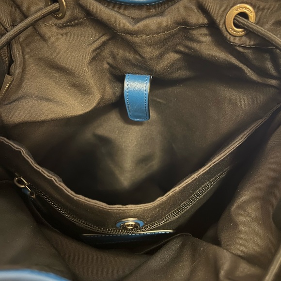 Coach Backpack in Blue. - Picture 11 of 13